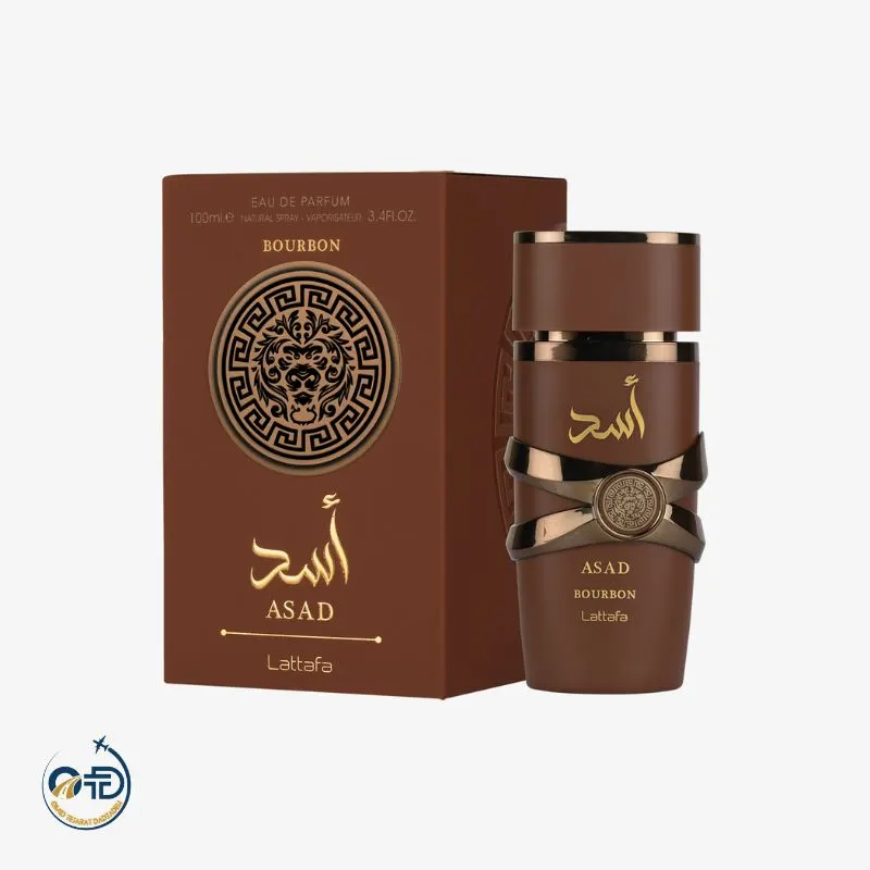 عطر ادو پرفیوم مردانه لطافه اسد بوربون Lattafa Asad Bourbon حجم 100 میل