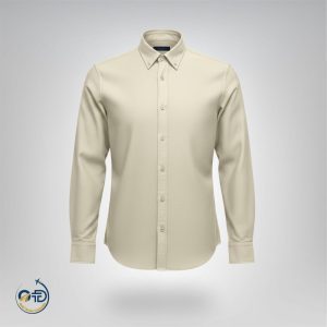 پیراهن آستین بلند یقه دکمه دار مردانه کد 0701 دوتو